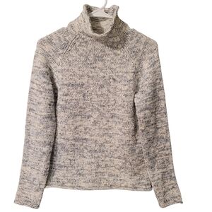 L. L. Bean heathered all cotton turtleneck sweater - XS.       F18